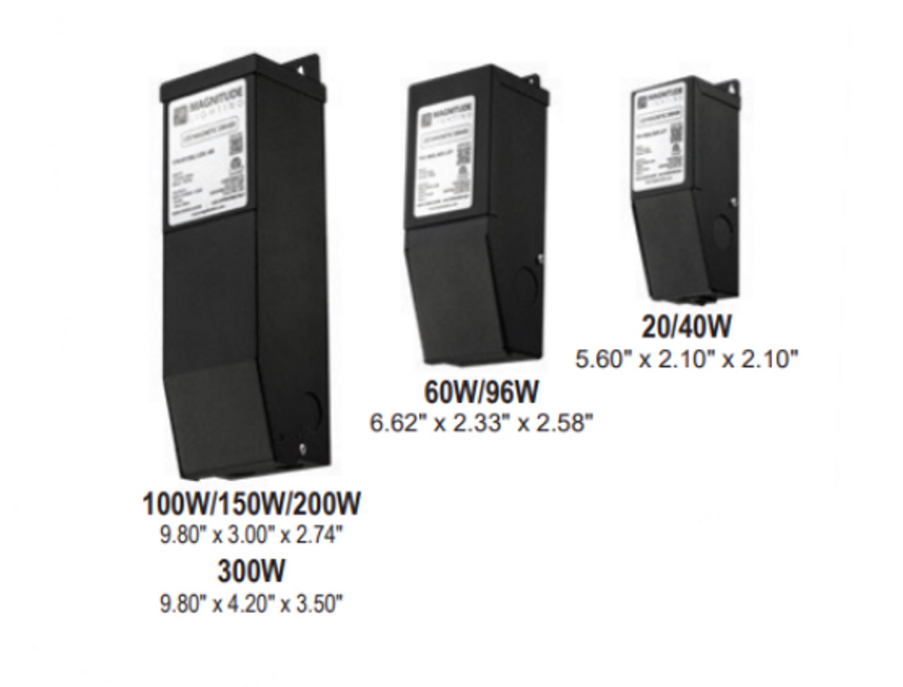 Magnitude M-Series dimmable LED power supply for 12v and 24V DC systems