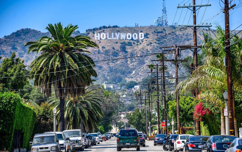Iconic Hollywood Sign in Los Angeles